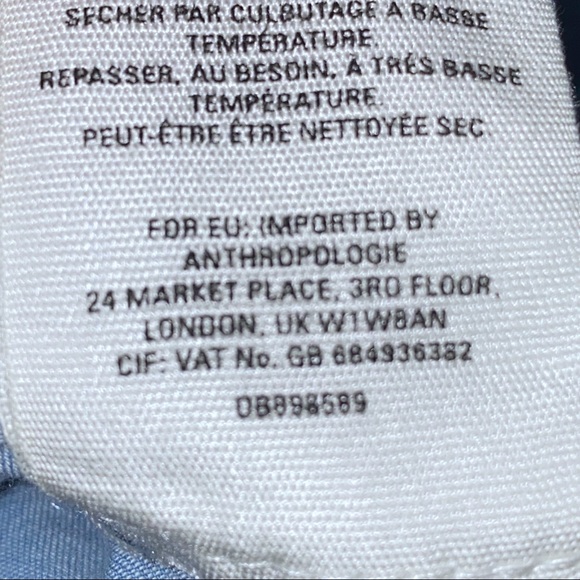 Anthropologie | Aloha Tie-Front Shorts Chambray Paper Bag Waist Medium - Picture 12 of 15